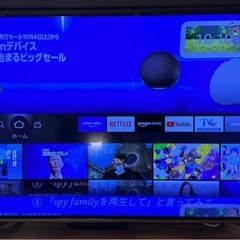 【不具合あり」】ハイセンス　43型テレビの画像