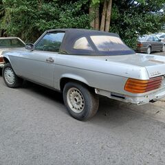 Mベンツ107,560SL-レストアーべース車―書類渡しの画像