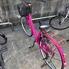 自転車2台の画像