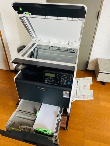 【ほぼ新品⭐︎今年購入⭐︎専用台付】 SHARP デジタルフルカラー複合機 BP-20C25（コピー・プリンター・スキャナー・FAX機