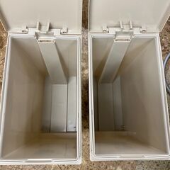 ゴミ箱 ペダル付き 蓋付き キッチン用品 30L 分別 ベージュ シンプル 雑貨 札幌 東区の画像