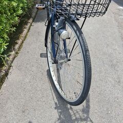 【リサイクルショップどりーむ天保山店】No.476　自転車　26インチ　切替・カゴ・ライト付き🎵　ブレーキワイヤー交換済み　おすすめ商品です(≧▽≦)の画像