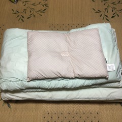 シンサレート　掛敷布団　枕　中古の画像