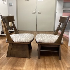 回転チェア　2脚セット【町田市再生家具】　251848の画像