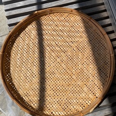 竹製干しざる　直径55cm 梅干しの画像