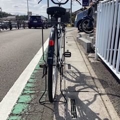 【中古自転車】　(白／黒)  27インチの画像
