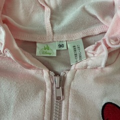 200円。女の子パーカー90cmの画像