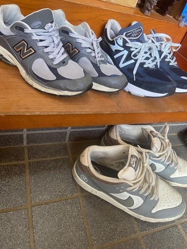 NIKE、ニューバランス、28cm3足