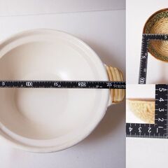【未使用】土鍋 取り皿 セット 約25cm 鍋物 レトロの画像