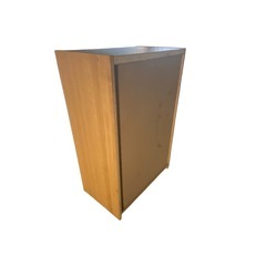 【ジ0927-14】傷、汚れや裂け等ある為お安くお譲りします‼️ガラス扉付き木製本棚　4段収納の画像