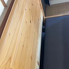 ニトリ　マットレス付き　ダブルベッドの画像