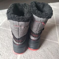 スノーブーツ（19cm-20cm）黒赤の画像