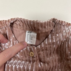 【H&M】ベビーロンパース 12-18Mの画像
