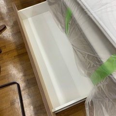 90分の無料軽トラック貸出サービス！ニトリ 引出付ダブルベッドの画像