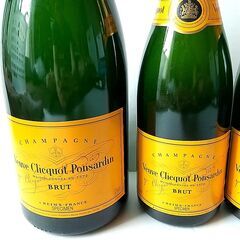 Veuve Clicquot ヴーヴクリコ シャンパン ダミーボトル 4本セットの画像