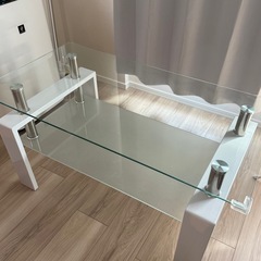 ガラステーブル ローテーブルの画像