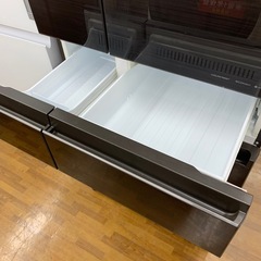 90分の無料軽トラック貸出サービス！【Panasonic】6ドア冷蔵庫（NR-F556HPX-T）のご紹介です!の画像