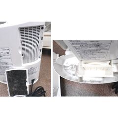 美品！ 加湿セラミックファンヒーター 2021年製 パナソニック DS-FKS1205 ファンヒーター 暖房機器 ホワイト 西岡店の画像