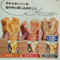 パン・アキモト アキモトのパンのかんづめ (乳酸菌入り) 3種 100g ×12 長期保存 5年の画像