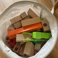 木製ビー玉ころがしつみきセットの画像