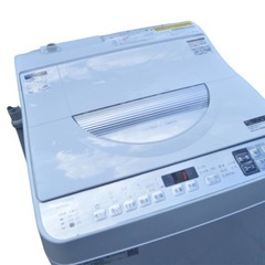 SHARP  洗濯機 ES-TX5D-S 2020年製の画像