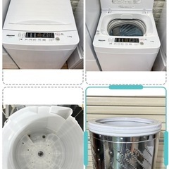 ①配送設置0円で👌🆗冷蔵庫&洗濯機分解洗浄済み✨✨の画像
