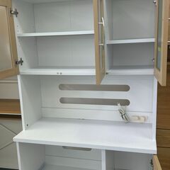 ★リユースのサカイ千葉中央店★  レンジボード ブラウン H180×D42×W90 クリーニング済み TC4771の画像