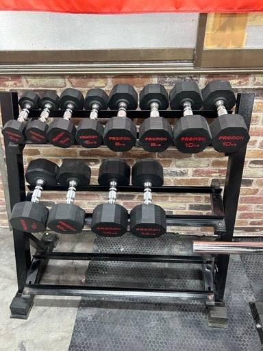 proiron ダンベルセット　ラック付き