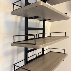 【値段交渉可／9/28(日)まで】ランドリーラック/洗濯機ラックの画像