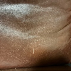 2人掛けソファ　ブラウン
の画像