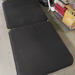 △ YAMAZEN 山善 折りたたみベッド シングルベッド BB-7S ブラック   現状渡しの画像