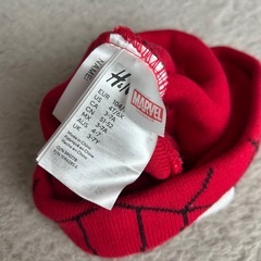 スパイダーマンニット帽の画像