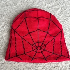 スパイダーマンニット帽の画像