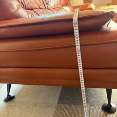 【決まりました】⭐️本革カウチソファですの画像