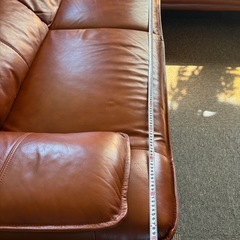【決まりました】⭐️本革カウチソファですの画像