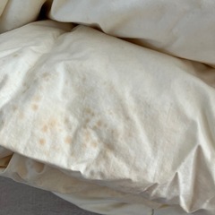 難あり　羽毛布団　シングルサイズの画像
