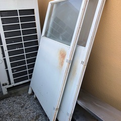 パーテーション2枚　鉄素材？　ジャンクの画像