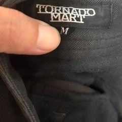 ★ トルネードマート TORNADO MART 黒 フレア 裾ボタン パンツ ★の画像