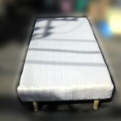 無印/良品計画 脚付きボンネルコイルマットレス シングルベッド 【中古】店頭引取り歓迎【自社配送は札幌市内限定】の画像