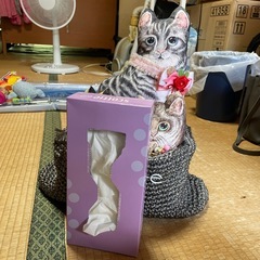 ●*ハンドメイド*猫の親子の画像