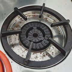 🔴山口市、LPガス業務用2口ガスコンロ¥45000位⇒中古¥9800🔴tanicoステンレス2008年の画像