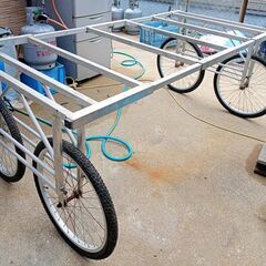 （お引き渡し予定）アルミ製 収穫台車の画像