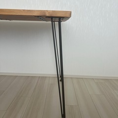 LOWYA ダイニングテーブル 120cm 木製　天然木　無垢材の画像