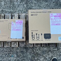 ★新品未使用！エコフロー EcoFlow 500W Alternator Charger オルタネーターチャージャー＆EcoFlow Alternator Charger 壁面用マウントの画像