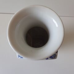 有田焼?　峰窯　染付 耳付花瓶　陶器製花瓶　和風の画像