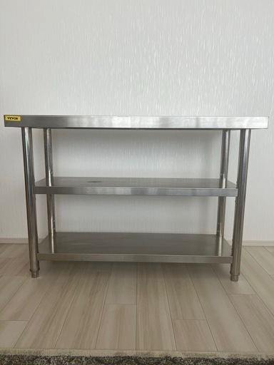 VEVOR　キッチン カウンター 厨房器具　作業台 調理台 ステンレス