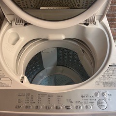 TOSHIBA全自動洗濯機 6キロ ラック付きの画像