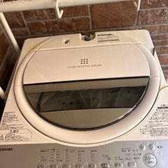 TOSHIBA全自動洗濯機 6キロ ラック付きの画像