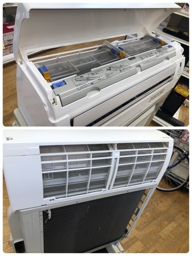 ★値下げしました★ジモティ特別価格?K196★ダイキン製★2024年製冷暖房兼用エアコン２３畳用200V★室外電源タイプ3カ月間保証付