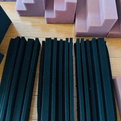 消音材　吸音 遮音  騒音　300×300  3枚　角用三角　コーナー用の画像
